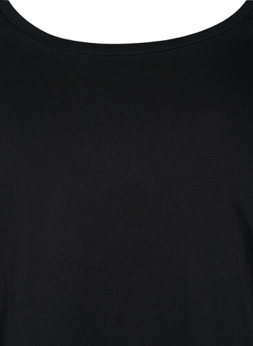 2er-Pack Basic-Bluse aus Baumwolle, Black/Black, Packshot image number 2