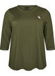 Trainingsshirt mit 3/4-&Auml;rmeln, Gr&uuml;n, Packshot image number 0