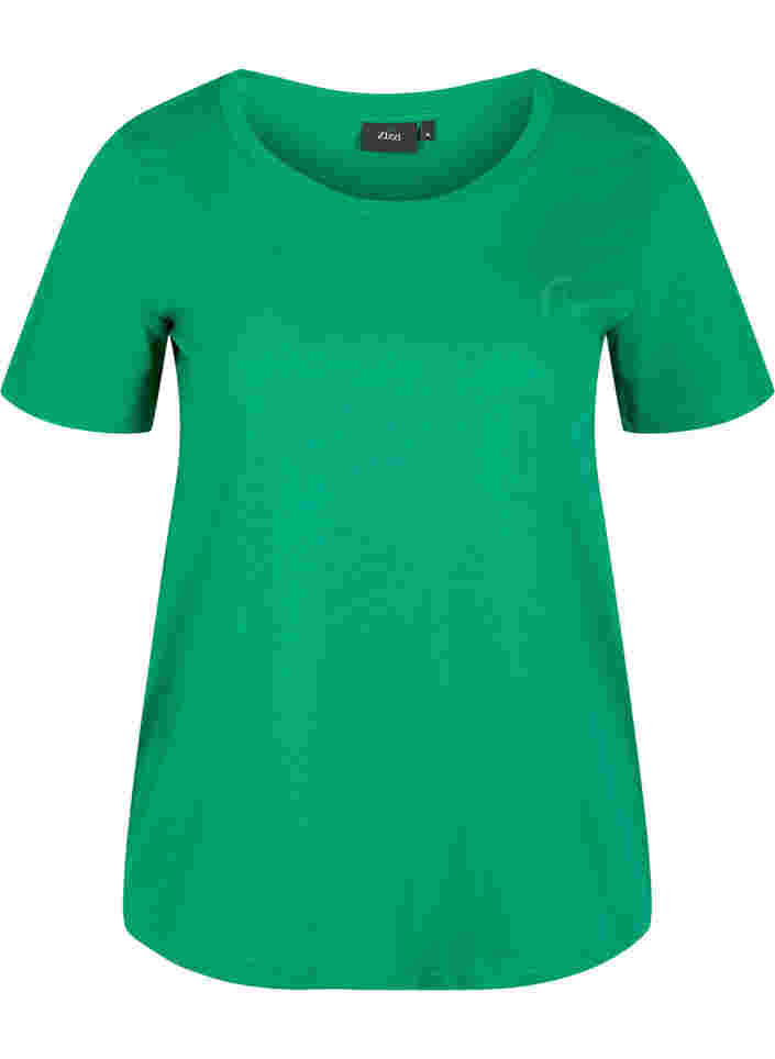 Kurzärmeliges T-Shirt mit Rundhalsausschnitt, Jolly Green MB, Packshot image number 0