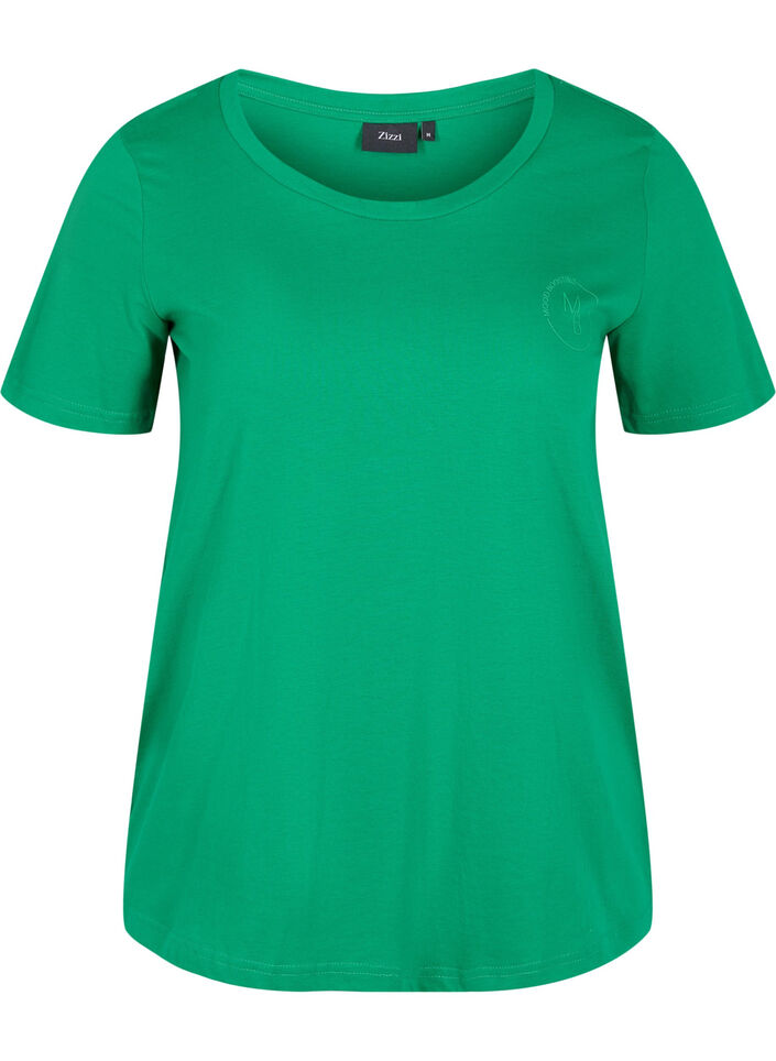 Kurzärmeliges T-Shirt mit Rundhalsausschnitt, Jolly Green MB, Packshot image number 0