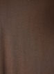 Basic T-Shirt aus Viskose mit V-Ausschnitt, Braun, Packshot image number 2