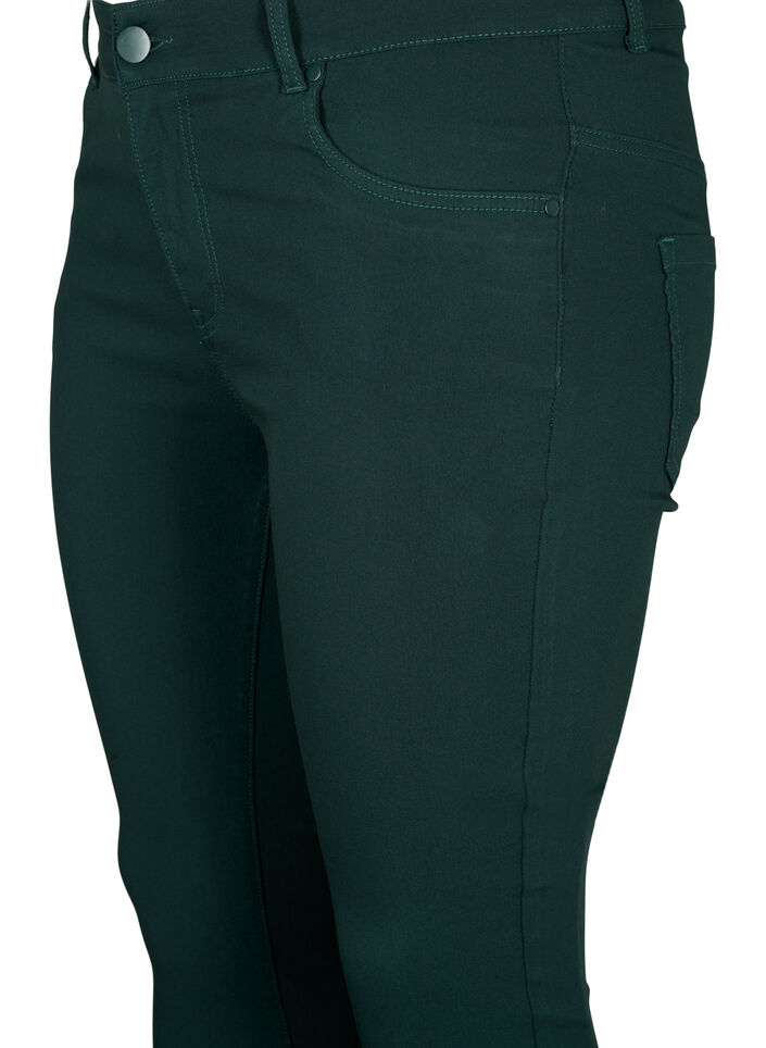Slim Fit Hose mit Hosentaschen, Gr&uuml;n, Packshot image number 2