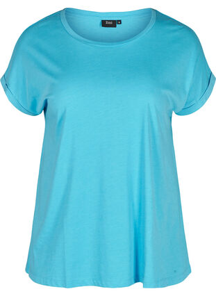 T-Shirt, RIVER BLUE Mel., Packshot image number 0