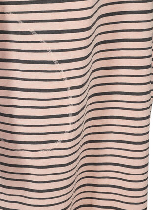 Kurzarm Kleid aus Baumwolle mit Taschen, Rose Smoke mel., Packshot image number 3