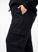 Cargohose aus weichem Sweat-Material, Black, Model image number 3