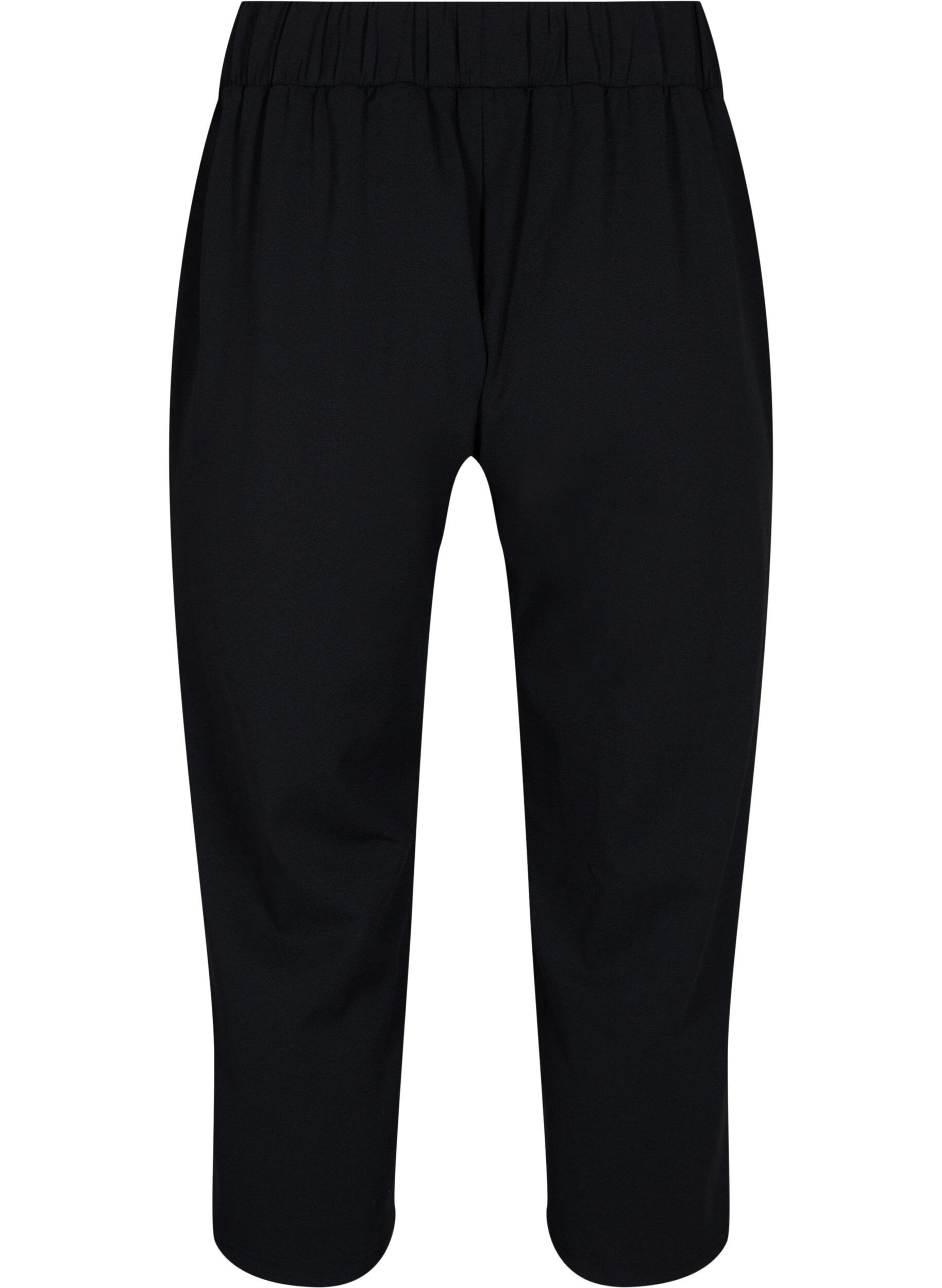 Zizzi7/8 Hose mit lockerer Passform, Schwarz, Packshot image number 1