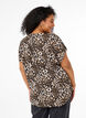 Bluse mit kurzem Arm und Leopardenmuster, Leopard AOP, Model image number 1