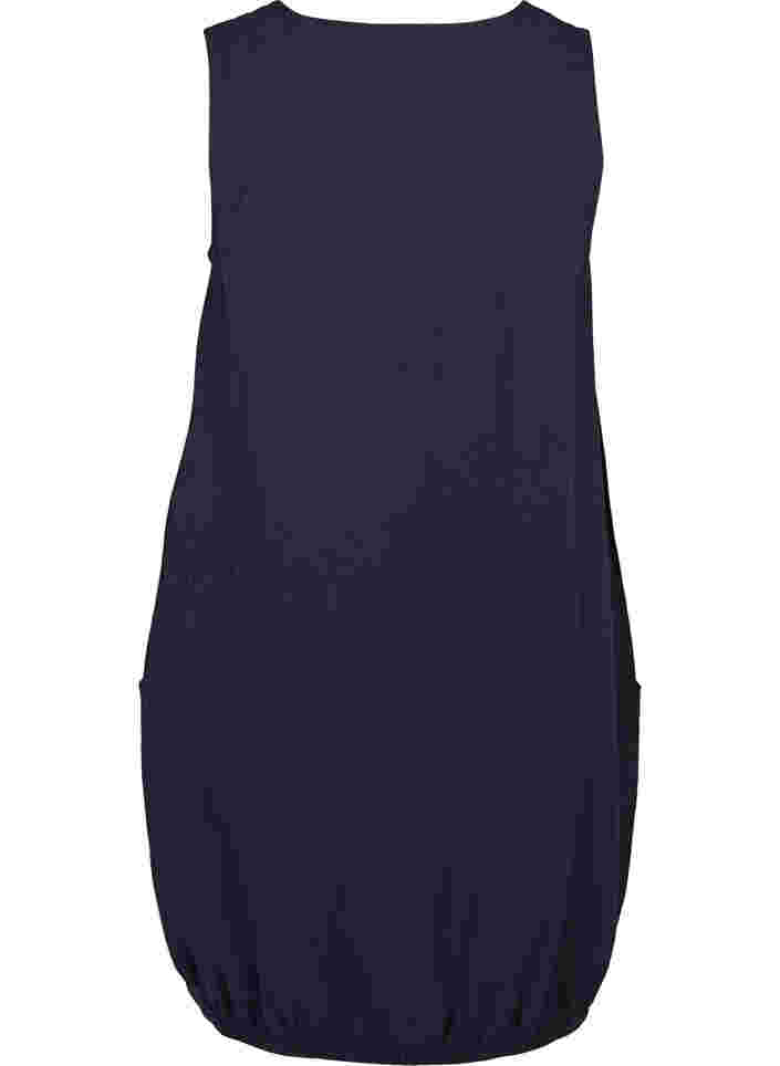 Ärmelloses Kleid aus Baumwolle, Night Sky, Packshot image number 1