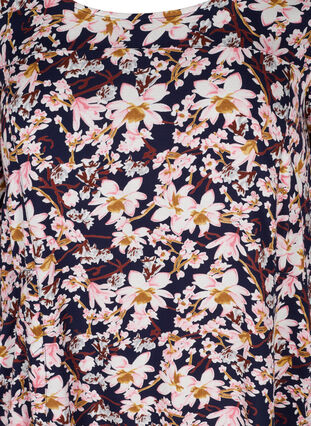 Kleid, Blue/Pink Flower, Packshot image number 2