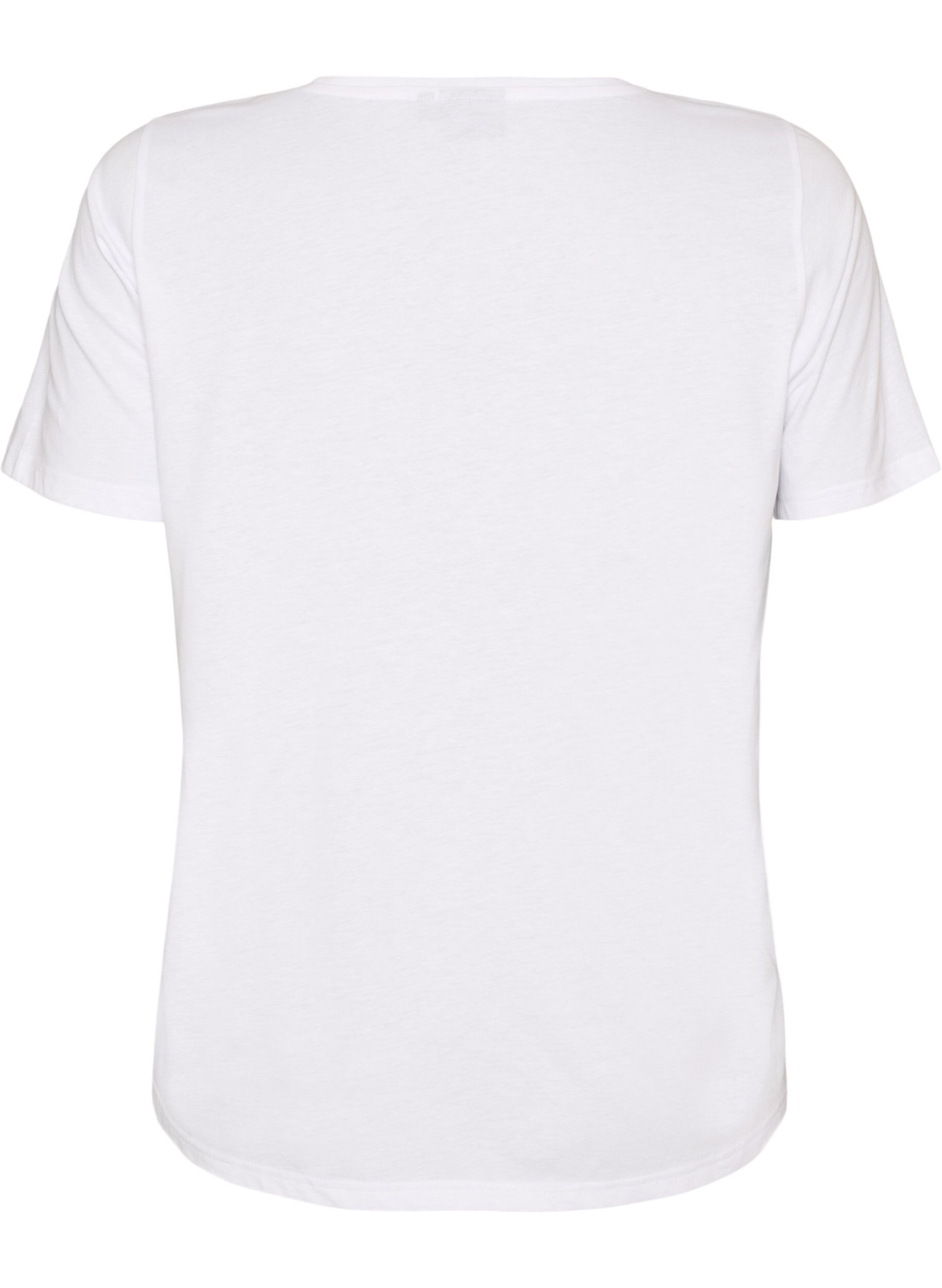 ZizziT-Shirt mit Print, Wei&szlig;, Packshot image number 1