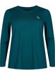Langärmeliges Trainingsshirt, Deep Teal, Packshot image number 0