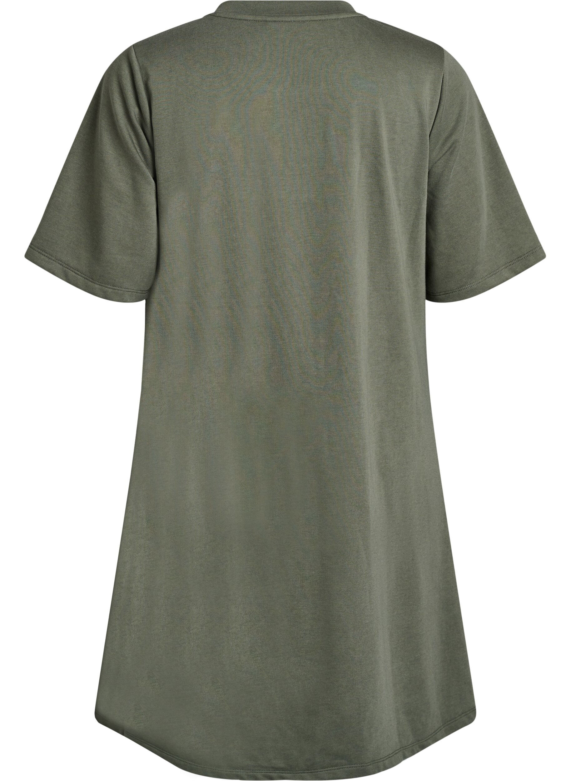 Zizzi Knielanges Jerseykleid mit Taschen und A-Schnitt., Gr&uuml;n, Packshot image number 1