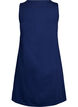 &Auml;rmelloses Kleid in A-Linie, Blau, Packshot image number 1