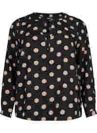 FLASH - Langärmelige Bluse mit Print