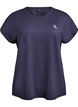 Einfarbiges Trainings-T-Shirt, Blau, Packshot image number 0