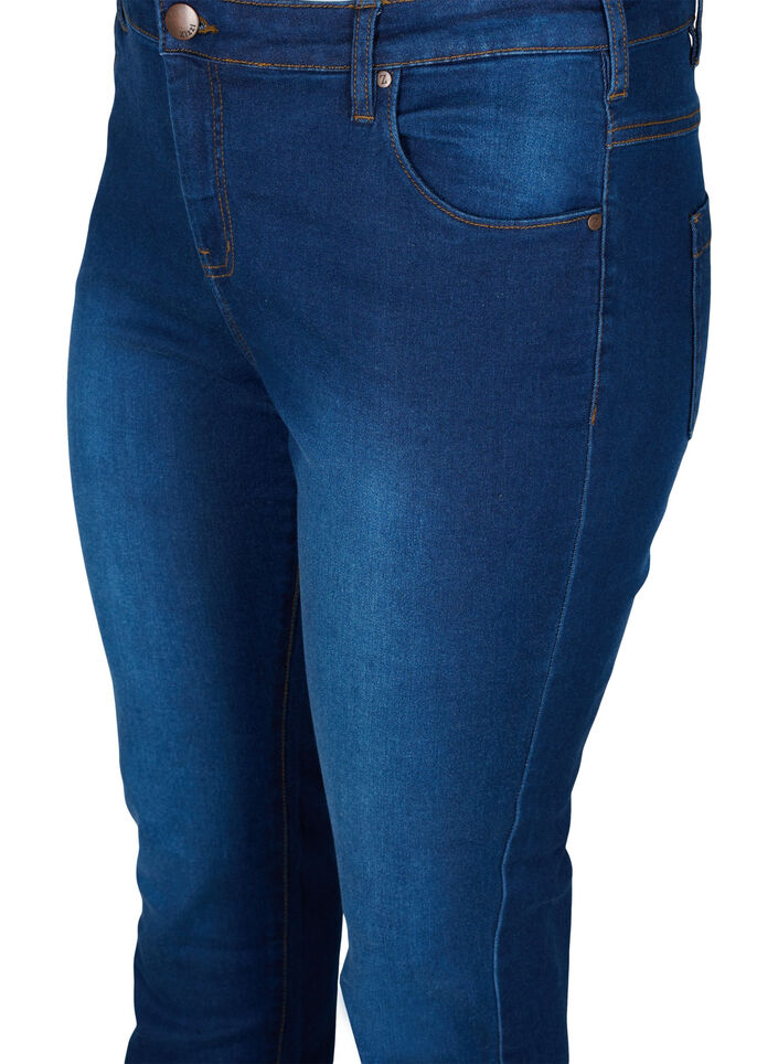 Slim Fit Emily Jeans mit normaler Taillenhöhe, Blau, Packshot image number 2