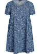 Kurzes A-Linien-Kleid mit Paisleymuster, Blau, Packshot image number 0