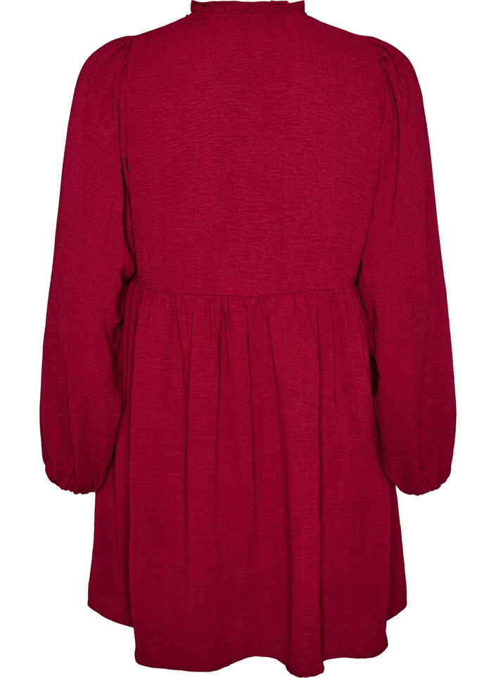 A-Linien-Kleid mit Empire-Linie, Rot, Packshot image number 1