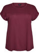Kurz&auml;rmeliges T-Shirt aus einer Baumwollmischung, Rot, Packshot image number 0