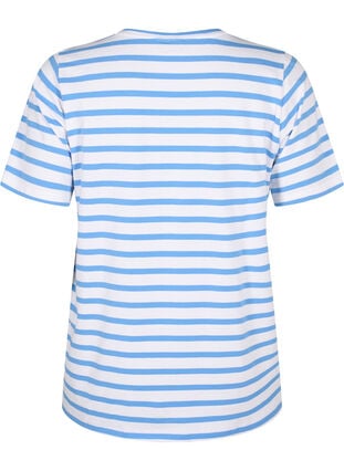 Gestreiftes T-Shirt aus biologischer Baumwolle, Marina Stripe, Packshot image number 1
