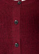 Rippenstrick Strickjacke mit Kn&ouml;pfen, Rot, Packshot image number 2