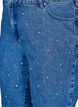 Gemma Jeans mit hoher Taille und Strasssteinen, Blau, Packshot image number 2