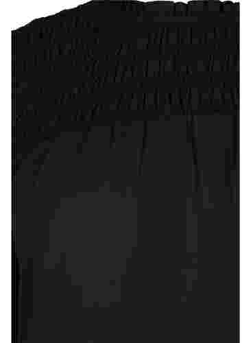 Langärmelige Bluse mit Smock, Black, Packshot image number 3