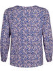 FLASH - Lang&auml;rmelige Bluse mit Print, Strong Blue Flower, Packshot image number 1