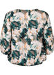 Gesmokte Bluse aus Viskose mit Print, Duck Gr. Forest AOP, Packshot image number 1