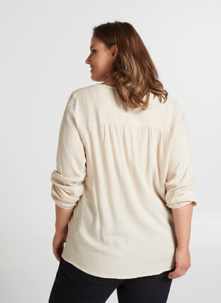 Bluse, Warm Off-white (as SS), Model image number 0