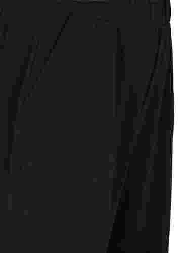 Cropped Hose mit Weite, Black, Packshot image number 2