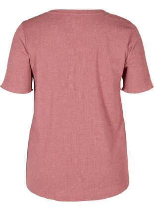 Kurzarm T-Shirt aus Rippqualität, Apple Butter, Packshot image number 1