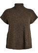 Strickweste mit Rollkragen, Braun, Packshot image number 0