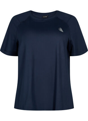 Kurzärmeliges Trainings-T-Shirt mit Rundhalsausschnitt, Night Sky, Packshot image number 0