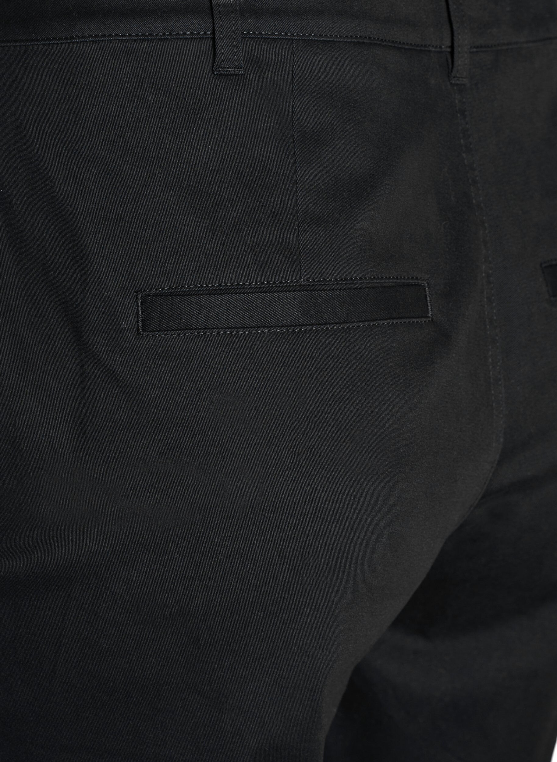 Zizzi Chino Kurze Hosen mit Taschen, Schwarz, Packshot image number 3