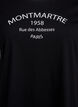 T-Shirt mit Textaufdruck, Black w.An. Wh.Paris, Packshot image number 2