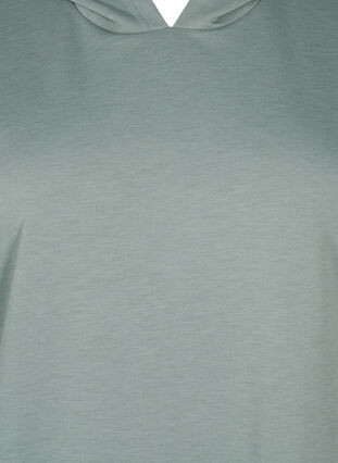Sweatshirtkleid mit kurzen Ärmeln aus Modal-Mix, Chinois Green, Packshot image number 2