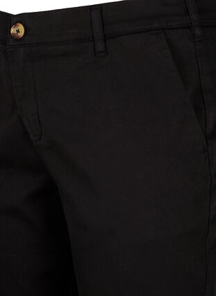 Kurze Hosen im Chino-Stil mit Taschen, Black, Packshot image number 2