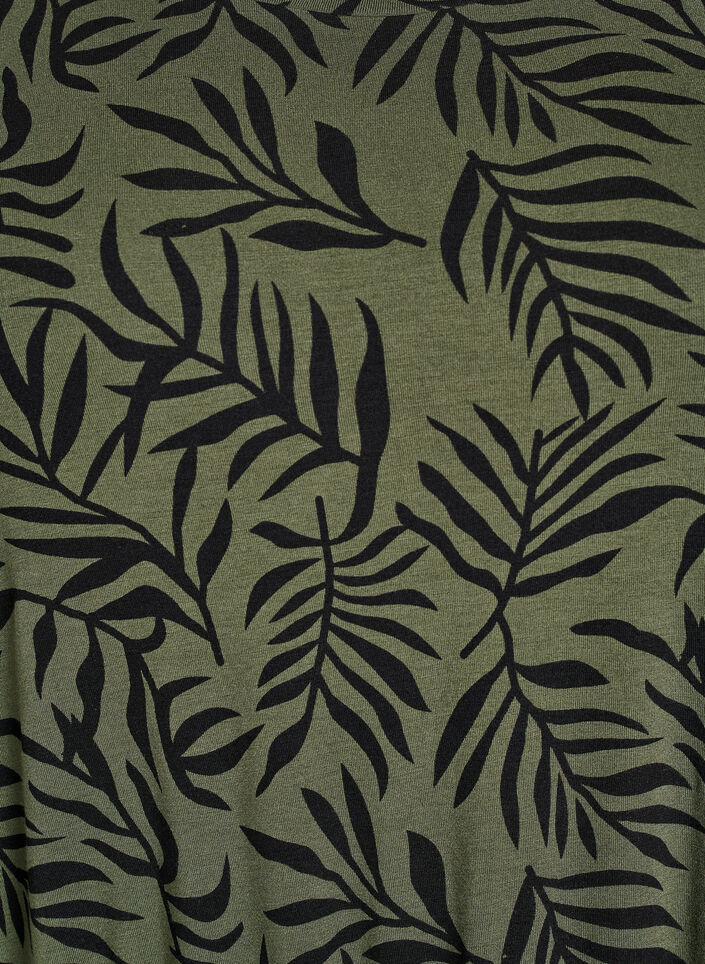 Mittellanges Jerseykleid mit Bindegürtel an der Taille, Grün, Packshot image number 2