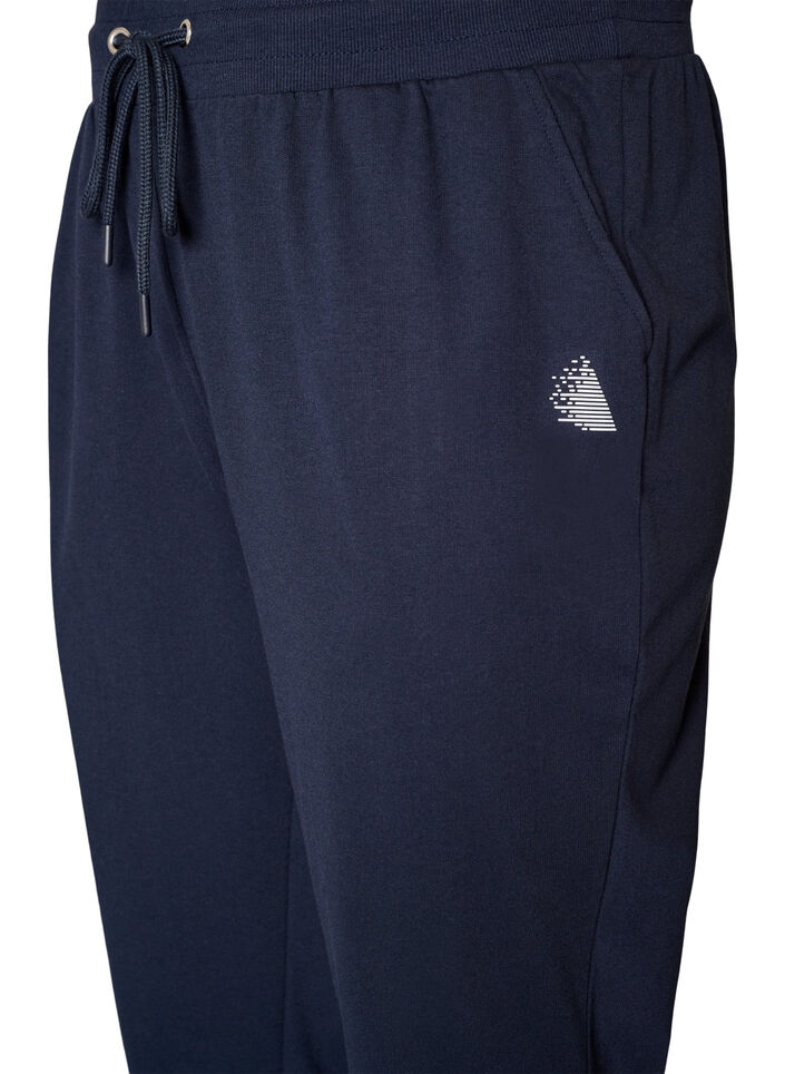 Lockere Trainingshose mit Taschen, Blau, Packshot image number 2