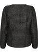 Boucl&eacute;-Jacke mit Pailletten und Zierkn&ouml;pfen, Schwarz, Packshot image number 1
