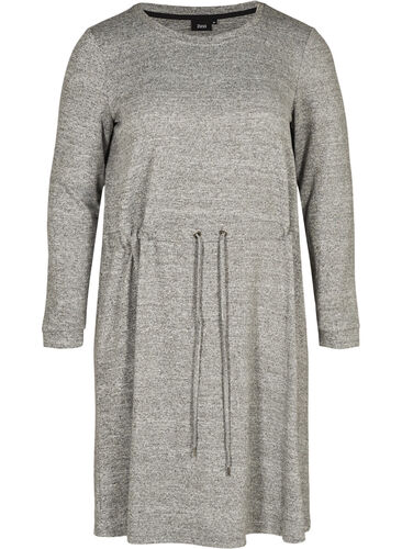 Kleid, Medium Grey Melange, Packshot image number 0