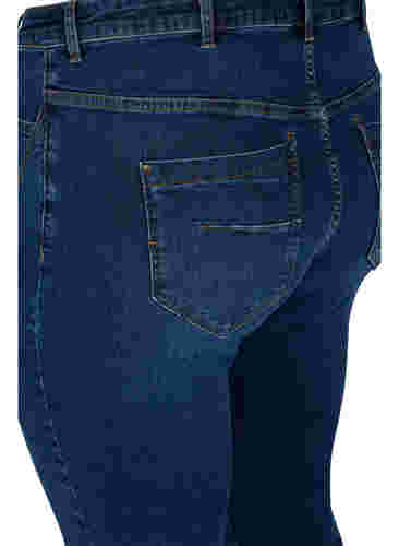 Super slim Amy Jeans mit hoher Taille, Blue denim, Packshot image number 3