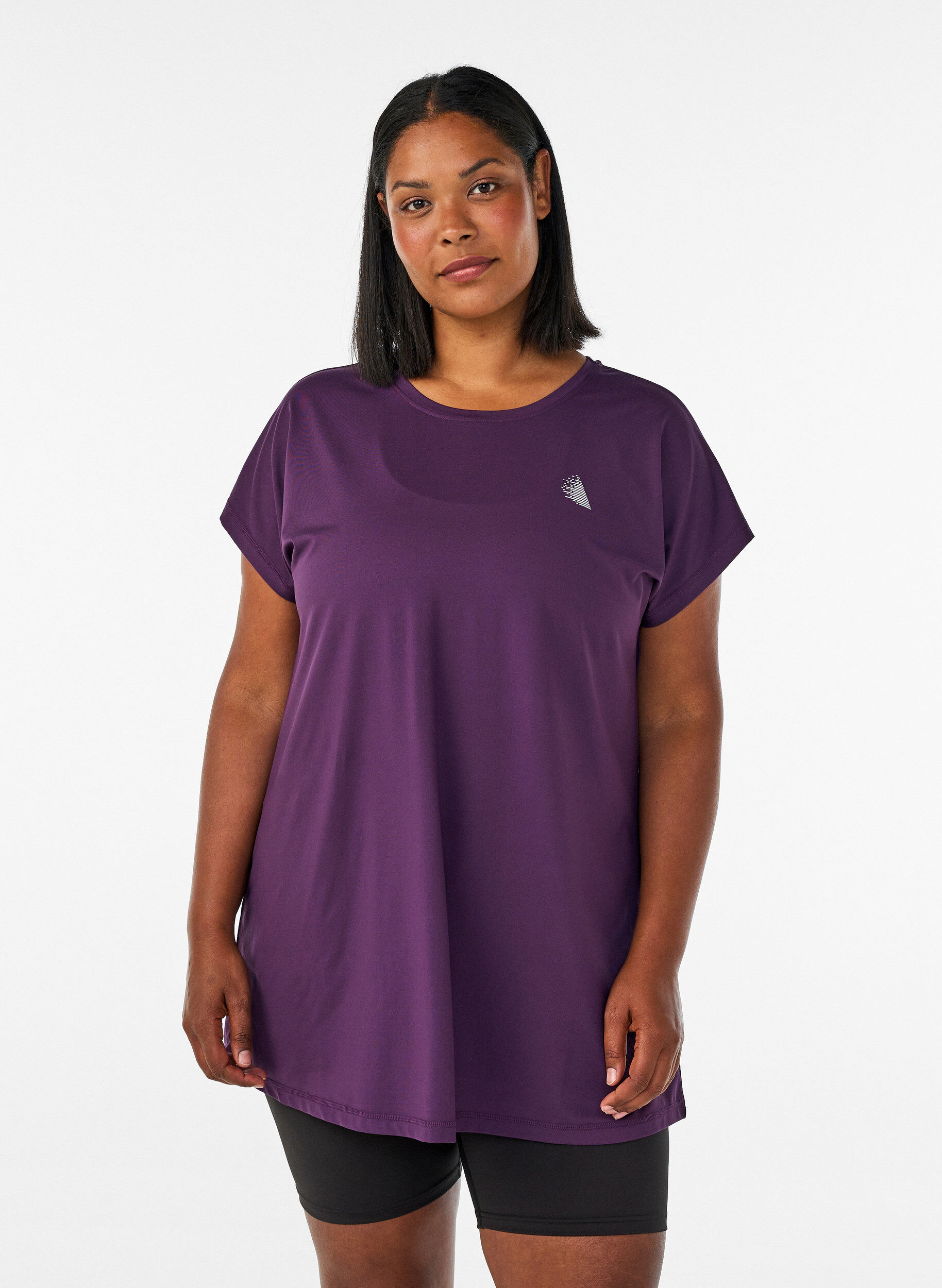 ZizziLanges Trainingsshirt, Lila, Model image number 0