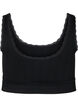Weicher BH mit Spitzensaum, Black, Packshot image number 1