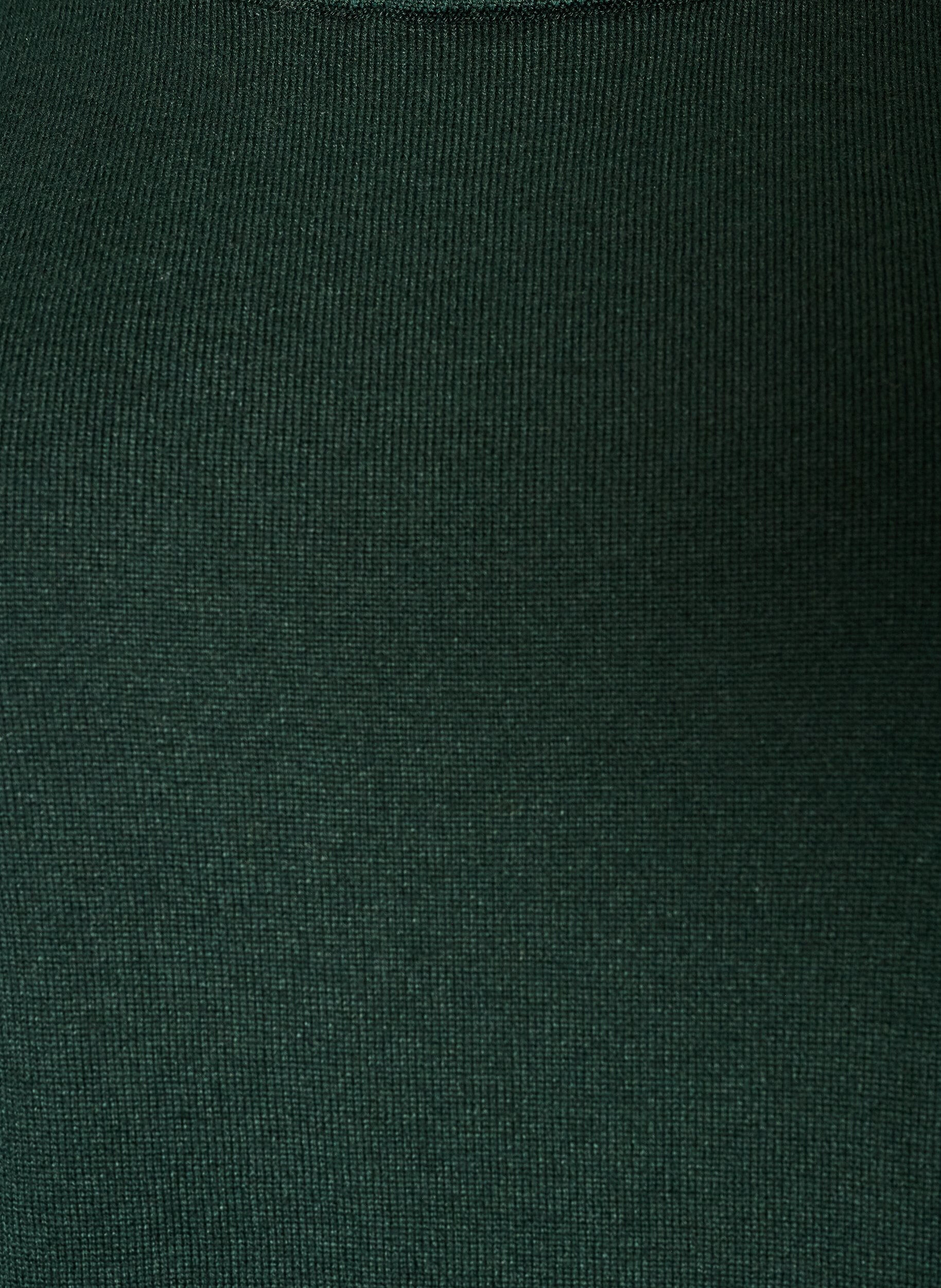 ZizziFein gestrickte Bluse mit kurzen &Auml;rmeln, Gr&uuml;n, Packshot image number 2