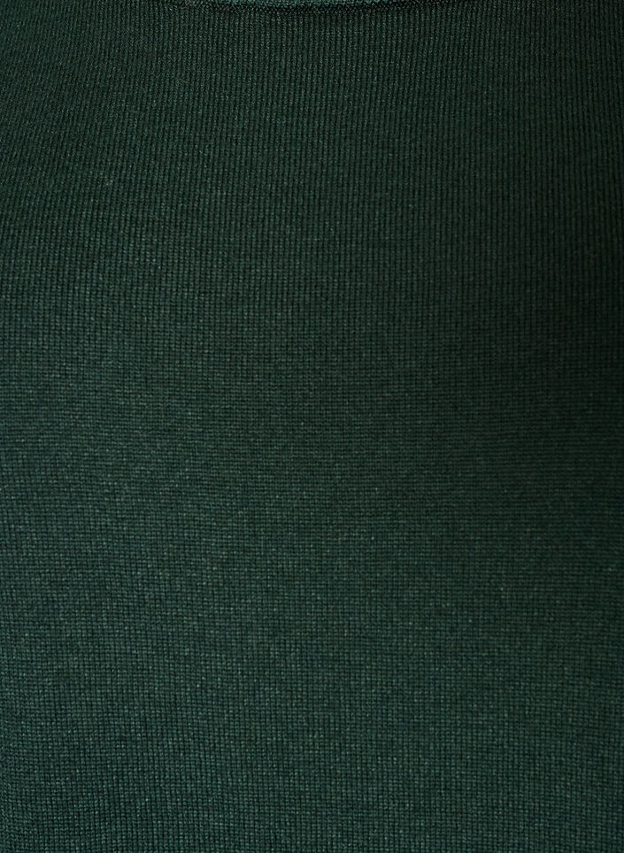 Fein gestrickte Bluse mit kurzen &Auml;rmeln, Gr&uuml;n, Packshot image number 2