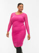 Eng anliegendes Kleid mit Drapierungen, Fuchsia Red, Model image number 0