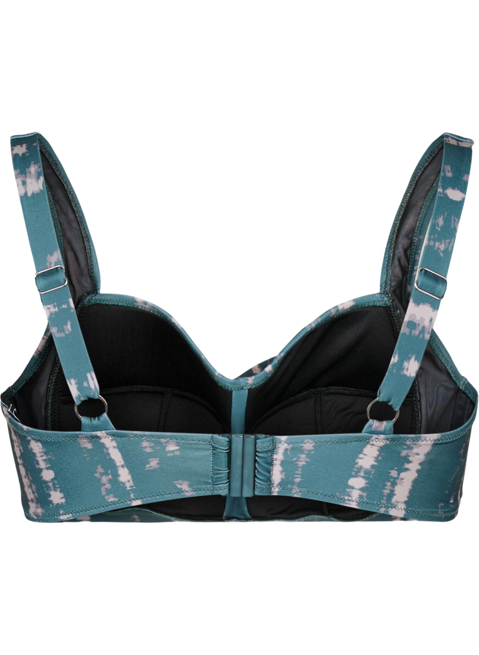 Zizzi Bedrucktes Bikini-Top, Tie Dye AOP, Packshot image number 1