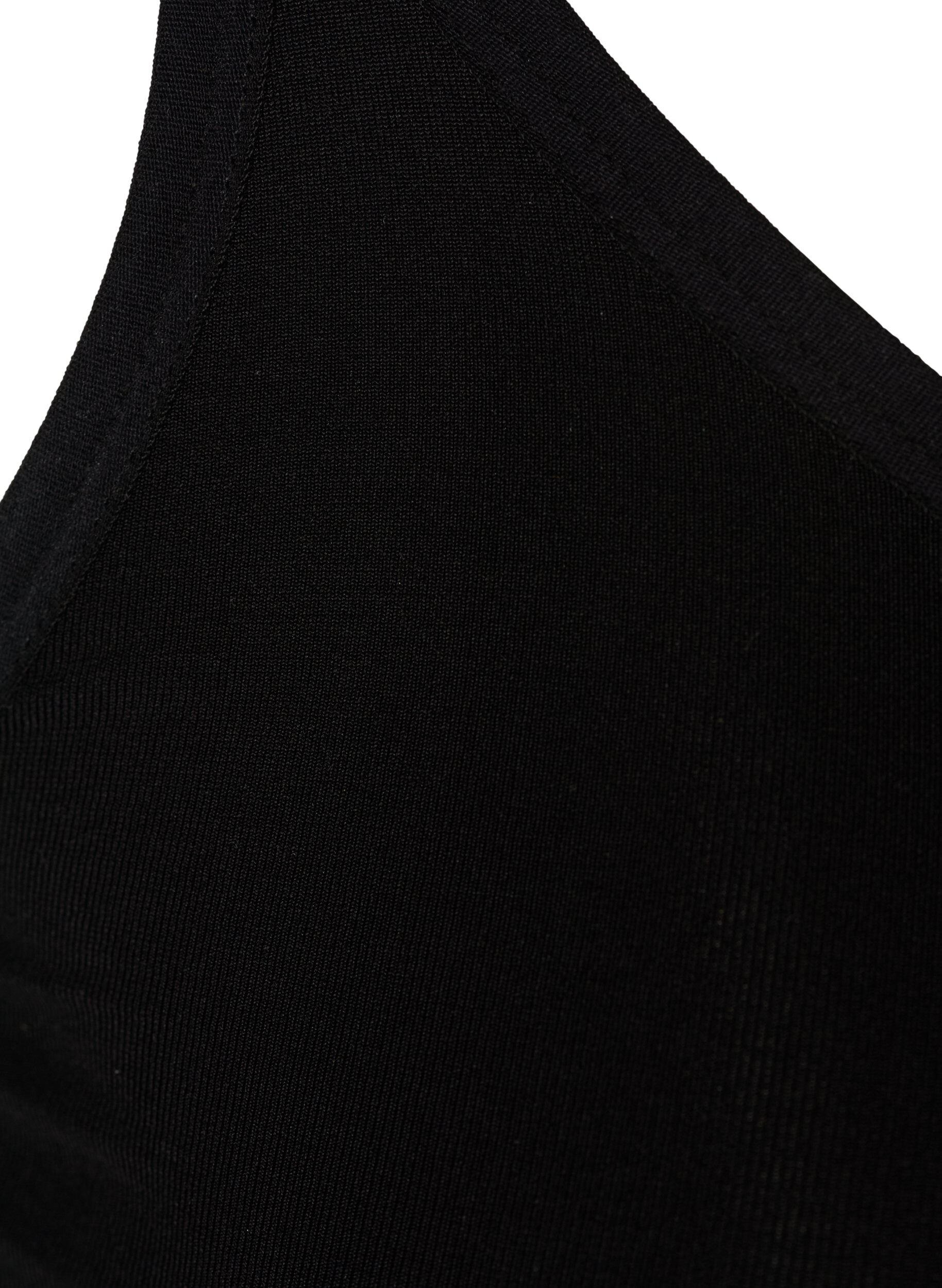 Zizzi Shapewear Kleid mit breiten Tr&auml;gern, Schwarz, Packshot image number 3